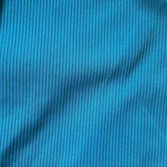 Waterschic Good Karma Ribbed Biker Shorts Teal Small - Picture 8 of 8